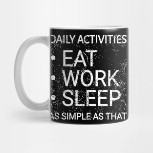 Daily Activities Mug